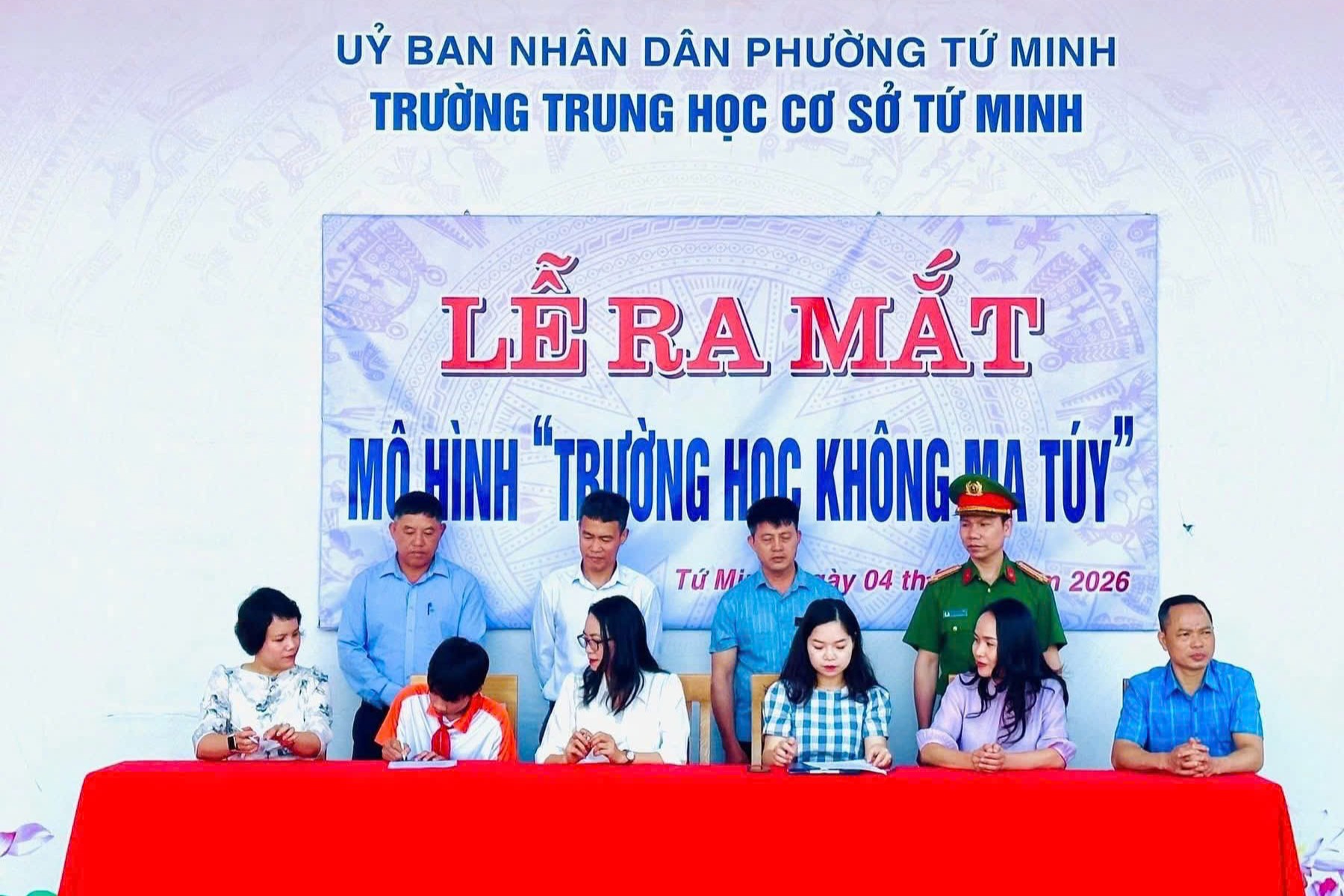 Phường Tứ Minh: Trường THCS Tứ Minh ra mắt mô hình “Trường học không ma túy”